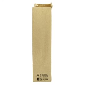 SOS Bag with Tin Tie and Window Kraft 12+6x23,5cm (50 Uds)