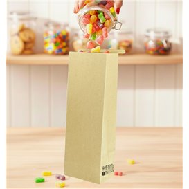 SOS Kraft Bag with Closure 9+6x26cm (50 Uds)