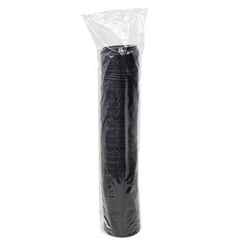 Lid for Paper Cup Hole Black 8, 9, 12 Oz Ø8,0cm (100 Units)  