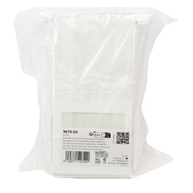 SOS Bag with Tin Tie and Window White 12+6,0x23,5cm (50 Units)