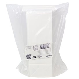 SOS White Bag with Closure 9+6x26cm (50 Uds)