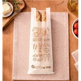 Bread T-shirt Bag Home Compost “Bakery” 30x60cm 14µm (2.000 Units)