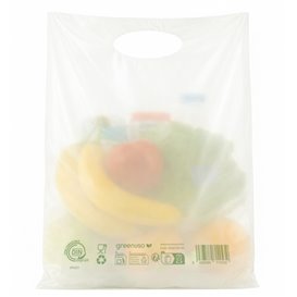 Die-Cut Handle Plastic Bags Home Compost "Classic" 20x33cm 17µm (100 Units)