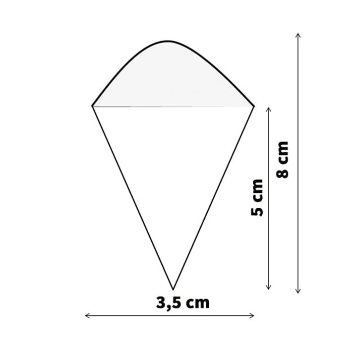 Pine Leaf Cone 8cm (50 Units) 