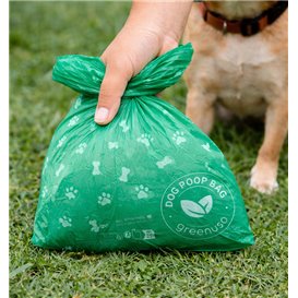 Roll of Bags for Dog Waste 100% Biodegradable 18x26cm (5000 Units)