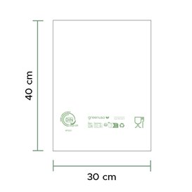 Roll of Plastic Bags Home Compost “Classic” 30x40cm 12µm (500 Units)