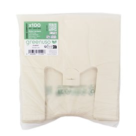 Plastic T-Shirt Bag Home Compost “Classic” 35x50cm 17,5µm (1.000 Units)