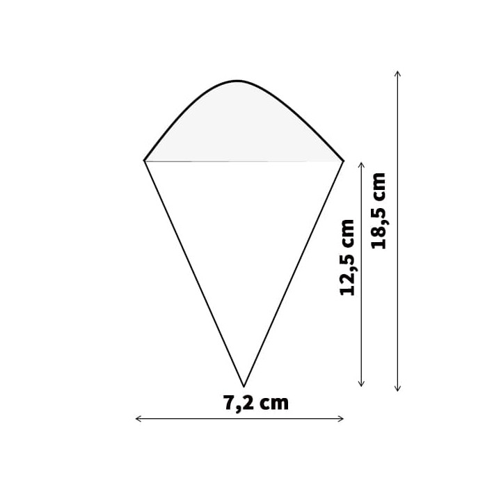 Pine Leaf Cone 18,2cm (50 Units) 