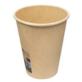 Paper Cup Kraft-Kraft 12Oz/360ml Ø9,0cm (1.000 Units)