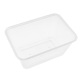 Rectangular Container in PP Transparent 1.000ml 17,4x11,5x8cm (500 Units)