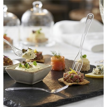 Reusable Transparent PS Mini Fork 2