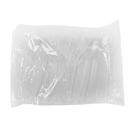 Plastic CPLA Appetizer Mini fork Transparent 100 mm (50 Units)