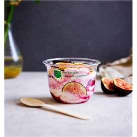 Clear Compostable PLA Tub 320 ml Ø9,6 cm (50 Units)