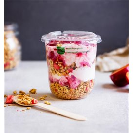 Clear Compostable PLA Tub 500 ml Ø9,6 cm (50 Units)