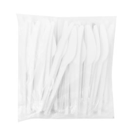 Reusable Compostable White CPLA Knife 16,8 cm (1500 Units)
