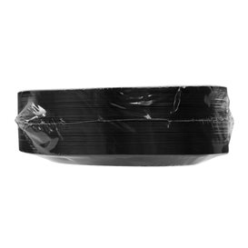 Reusable Rigid Plate PP Flat Black "Cocktail" 18,5 cm (500 Units)