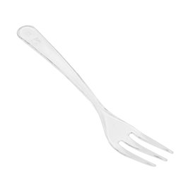 Reusable Transparent PS Mini Fork 10cm (500 Units)