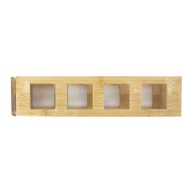 Bamboo Stand for "Diamond" Cones 4 Slots (2 Units)