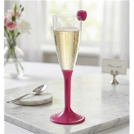 Reusable PS Stemmed Cup Fuchsia Cava 2P 120ml (200 Units)