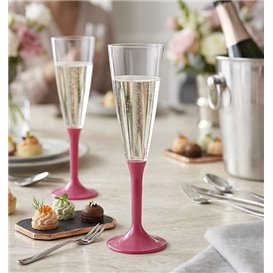 Reusable PS Stemmed Cup Fuchsia Cava 2P 160ml (200 Units)