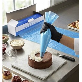 Pastry Bag PE on Roll Blue 28x55cm (100 Units)