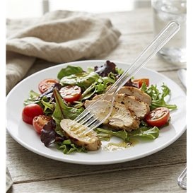 Reusable Fork in PS Transparent 18cm (50 Units)