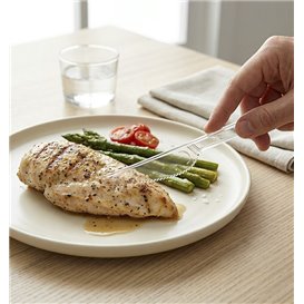 Reusable Knife in PS Transparent 18cm (20 Units)