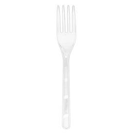 Reusable Fork in PS Transparent 18cm (800 Units)