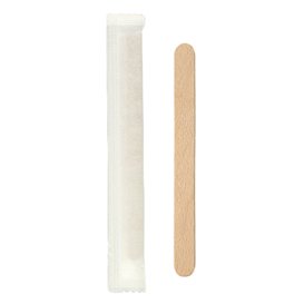 Individually Wrapped Wooden Coffee Stirrer 9cm (15000 Units)