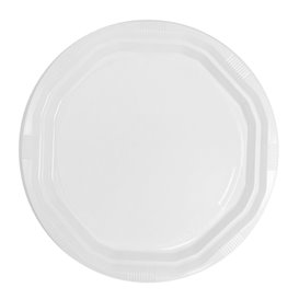 Economy Reusable White PS Plate Ø25cm (400 Units)