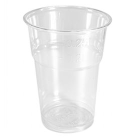 rPET Plastic Cup 300ml Ø7,8cm (1250 Units)