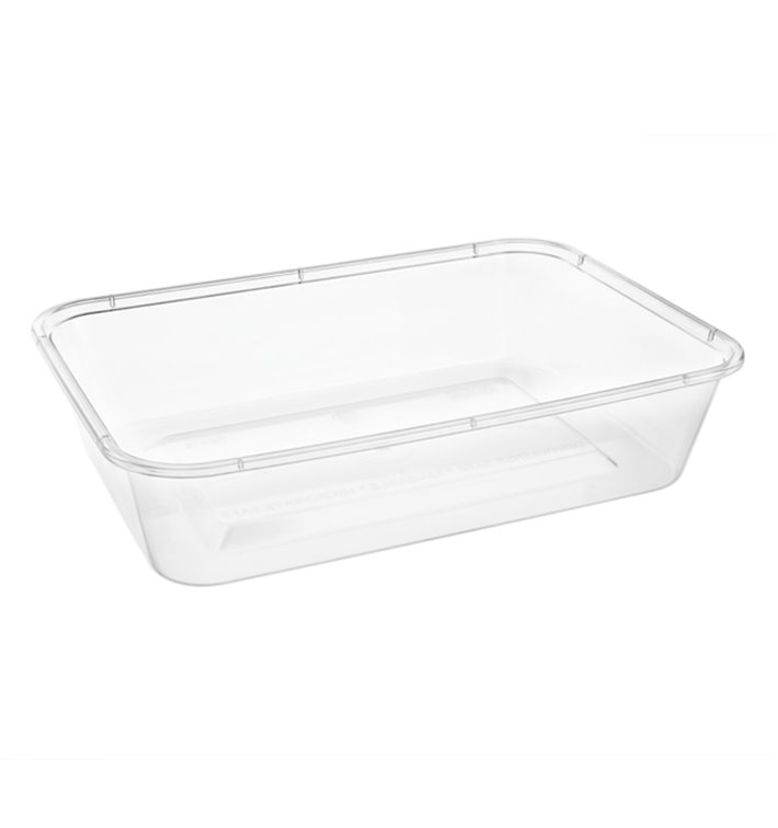 Rectangular Container in PP Transparent 500ml 17,6x12,4x4cm (50 Units)