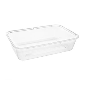 Rectangular Container in PP Transparent 500ml 17,6x12,4x4cm (500 Units)