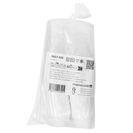 White PP Sauce Container with Lid 2Oz/60ml (1000 Units)