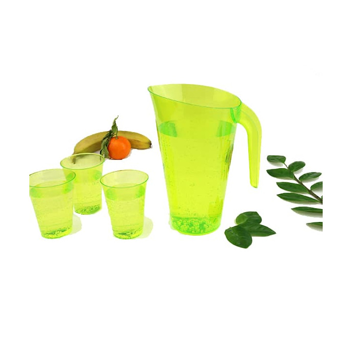 Plastic Jar PS Reusable Green 1.500 ml  (1 Unit)