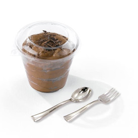 Plastic Teaspoon PS Metallized 13 cm (1000 Units)