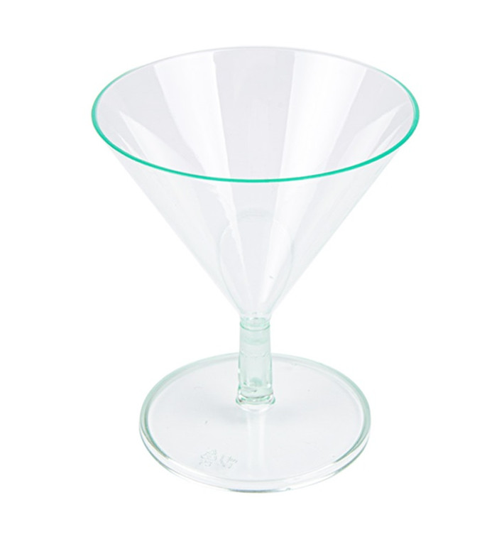 Plastic Glass Water Green 65ml 