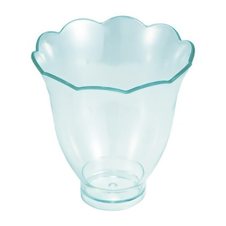 Plastic Tasting Cup PS "Pétalo" Water Green 6,2cm 70ml 