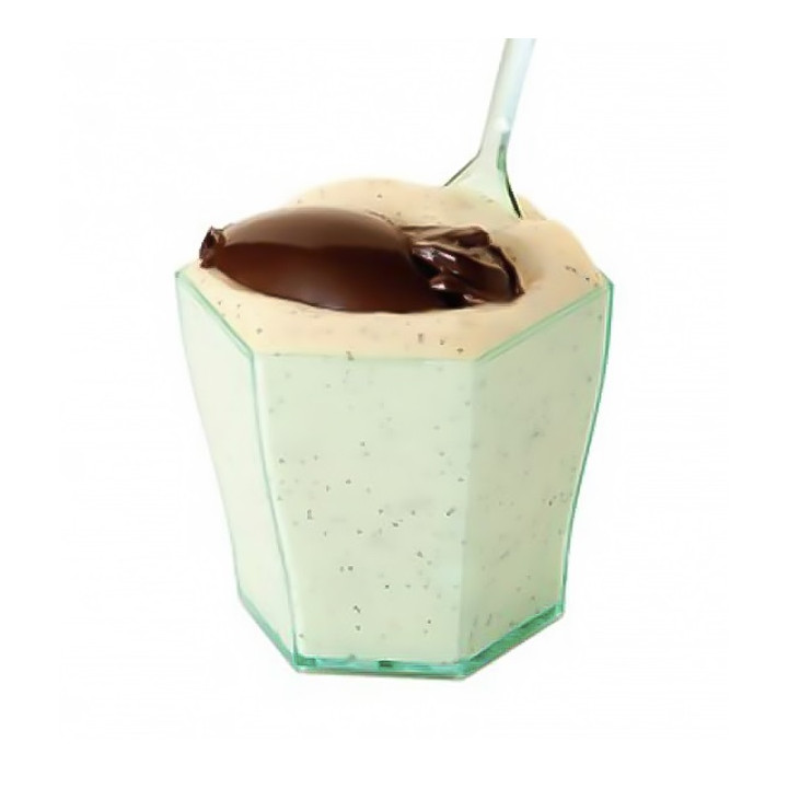 Plastic Tasting Cup PS Hexagonal Shape Water Green 60ml (24 Uts)