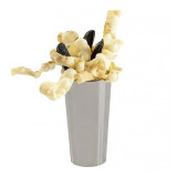 Plastic Tasting Cup PS Silver 80ml 4,5x8cm 