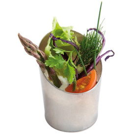 Plastic Tasting Cup Mini Collins Glass PS Silver 30ml 3,5x3,2x5,5cm 