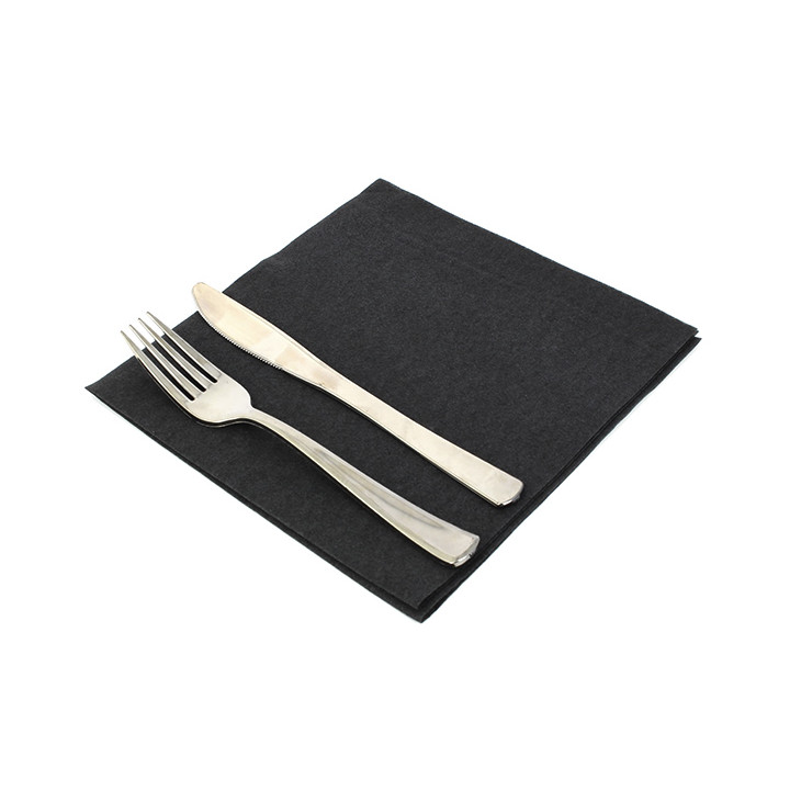Airlaid Napkin Black 40x40cm 