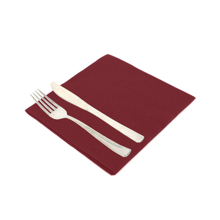 Airlaid Napkin Burgundy 40x40cm 