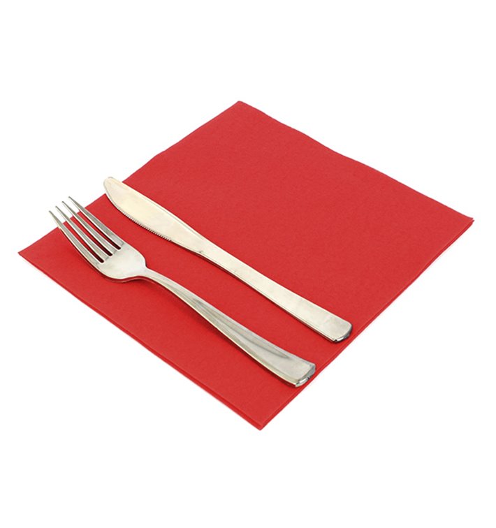 Airlaid Napkin Red 40x40cm 