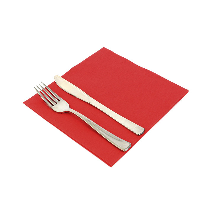 Airlaid Napkin Red 40x40cm 