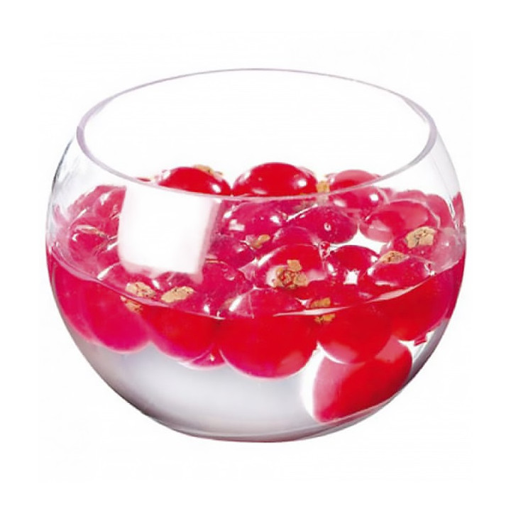 Tasting Plastic Bowl PS Sfere Shape Large Size Clear 150 ml (5 Units) 