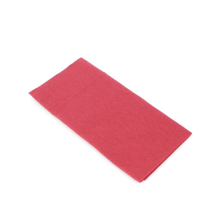 Pocket Fold Airlaid Napkins "Kanguro" Burgundy 40x40cm (800 Units)