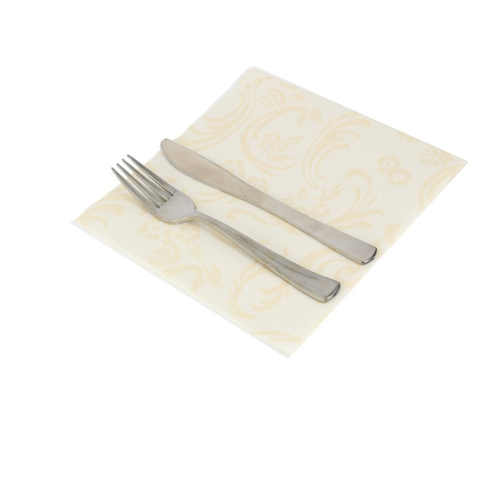 Airlaid Napkins "Damascato" Marfil 40x40cm 