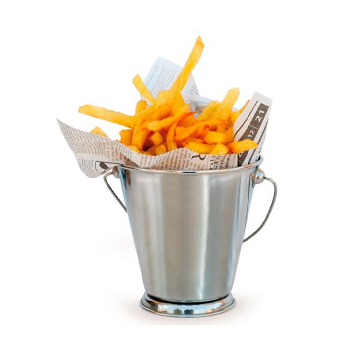 Serving Bucket Steel Ø12x12cm (1 Unit) 