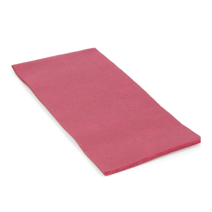 Paper Napkin Double Point Burgundy 1/8 40x40cm (1.200 Units)